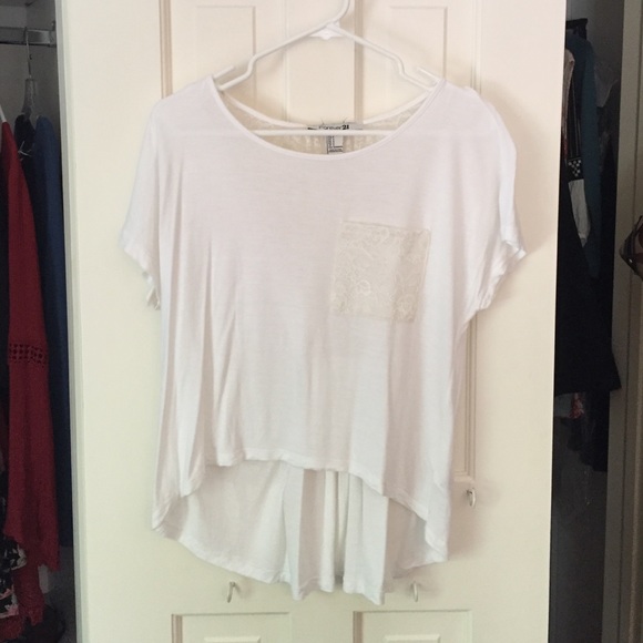F21 white top