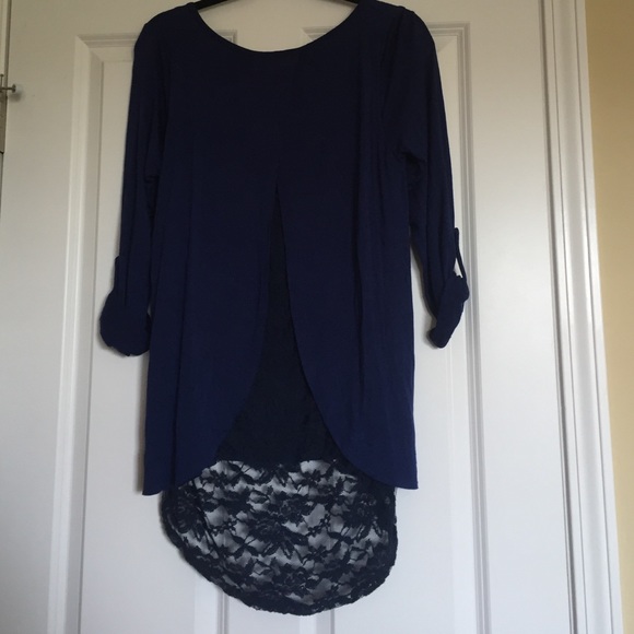 Navy Blue Top - Picture 2 of 4
