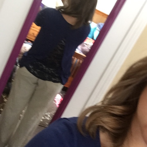 Navy Blue Top - Picture 4 of 4