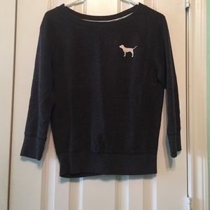 PINK half sleeve sweat shirt