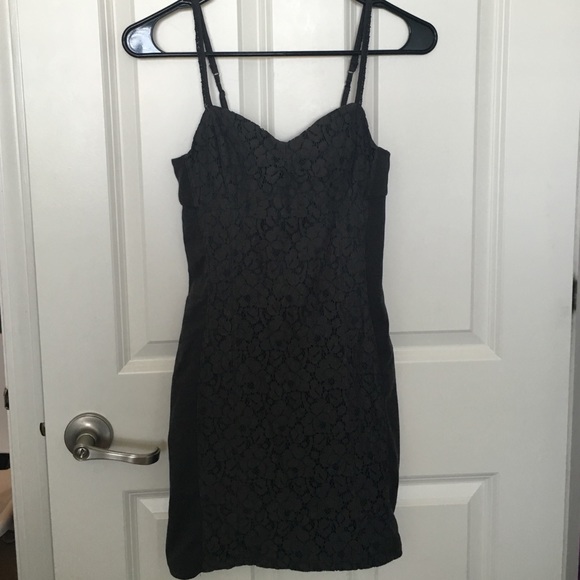 Form fitting grey dress