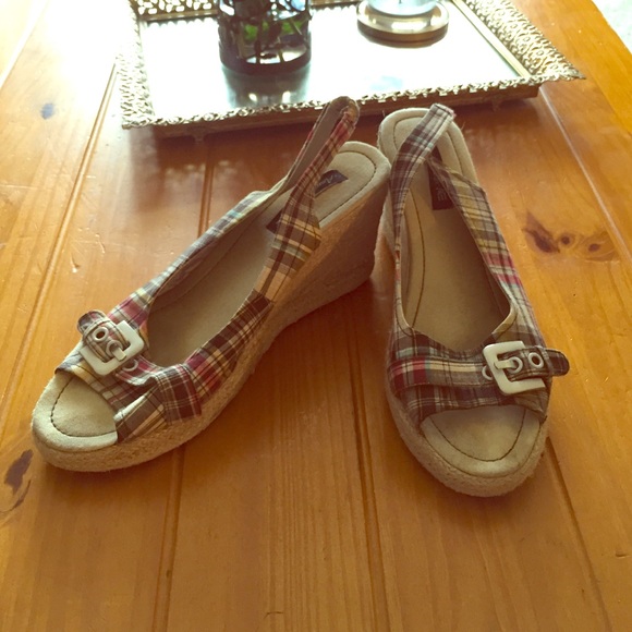 Plaid Wedges