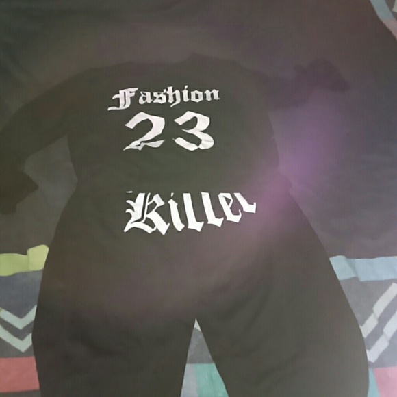 Fashion killer jumpsuit with crop top, never worn.