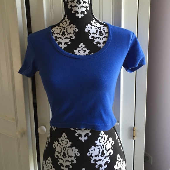 Cobalt Blue Crop Top