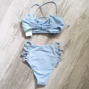 High waisted Tie-Up bikini