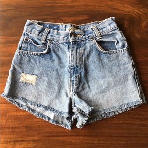 Jean shorts