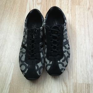 Coach black and gray sneakers