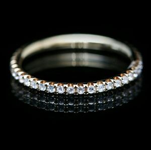 0.26tcw round cut diamond eternity ring