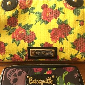 Betsy Johnson sequined purse