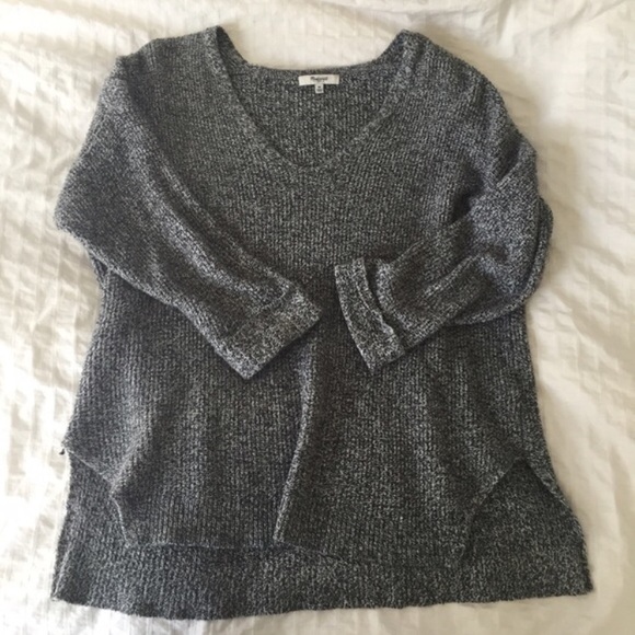 Madewell grey Oceanside pullover