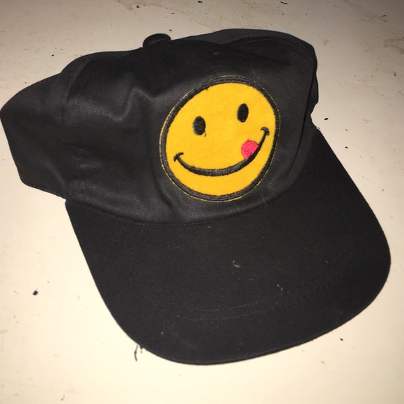 Vintage Smiley Strap Hat