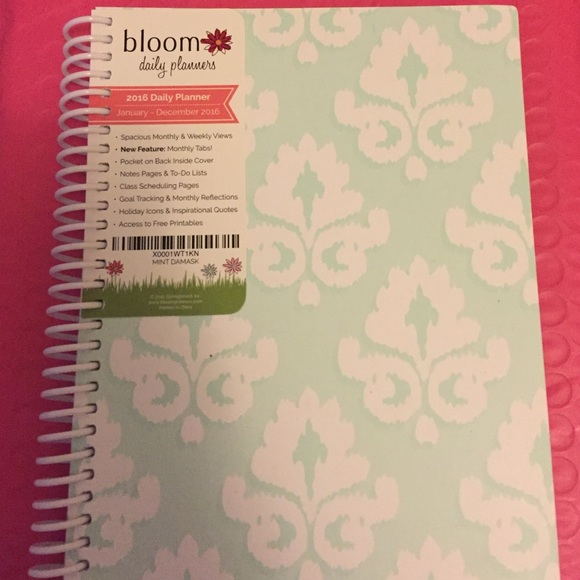Bloom Daily Planner 2016 Calendar NEW
