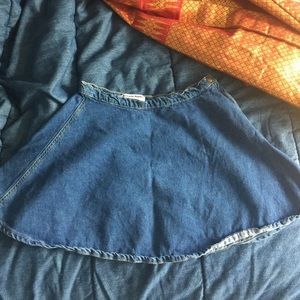 American Apparel denim circle skirt