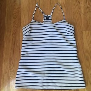 Jcrew striped tank top blouse