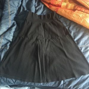 American Apparel a-line cotton spandex skirt
