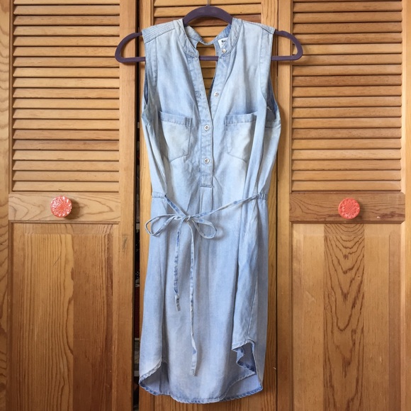 Anthropologie Chambray Shirtdress