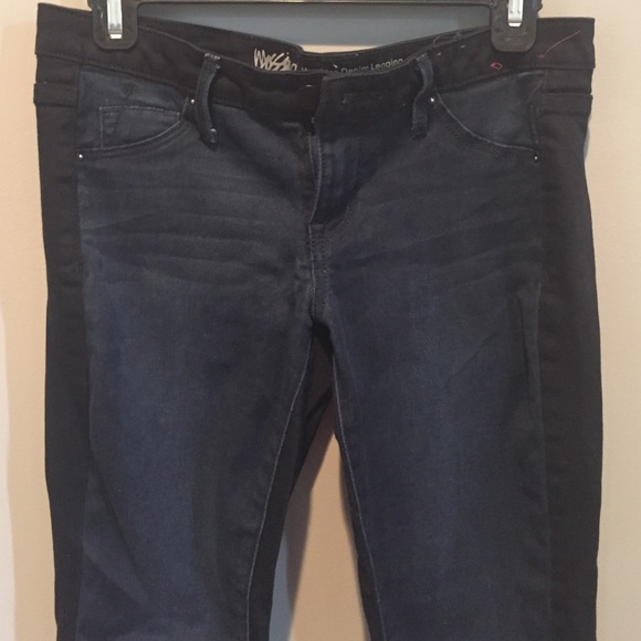 Denim leggings