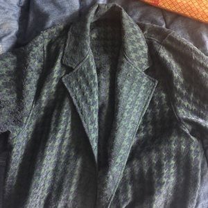 American Apparel houndstooth cropped jacket