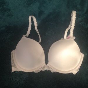 White push-up bra!