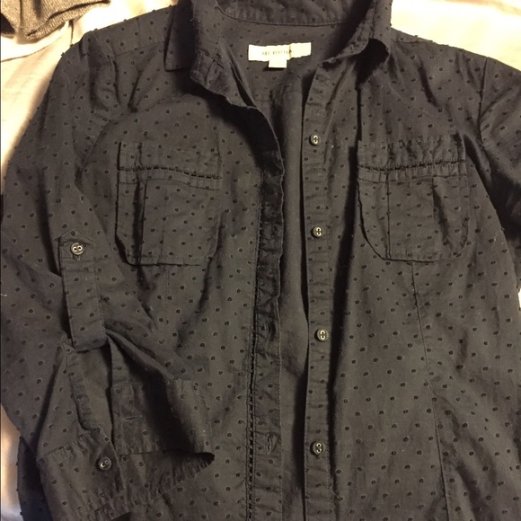 Button up, 3/4 length blouse