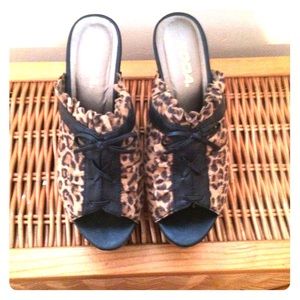 Animal Print Wedge's