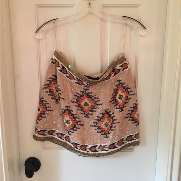 Zara sequin skirt