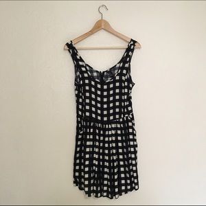Forever 21 Checkered Black and White Dress