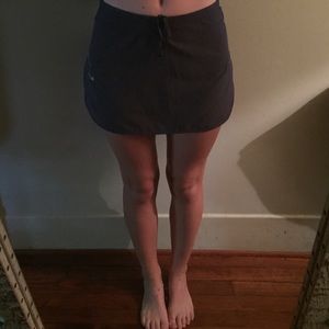 Dark Grey Nike Tennis Skirt