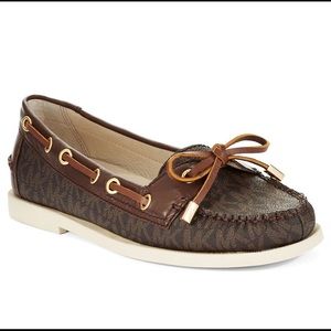 *sold* Michael Kors brown loafers