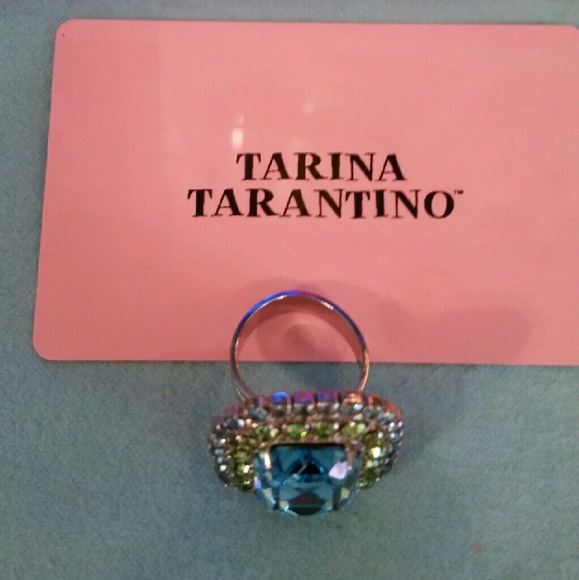 SOLD Authentic Tarina Tarintino Cocktail Ring. - Picture 3 of 4