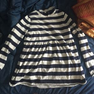 Free People striped long sleeve top