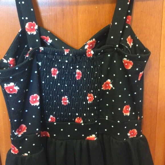High/Low black, red, and polka dot dress - Picture 2 of 3