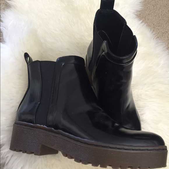 Zara Flat Track Ankle Boots