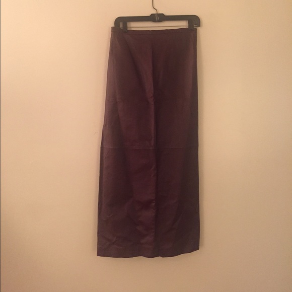 Plus Size Leather Skirt Set - Picture 2 of 3