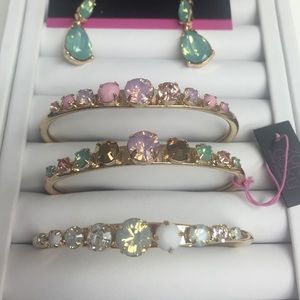 Crystal Slim Cuffs, 3 Color Choices, NWT & Boxed