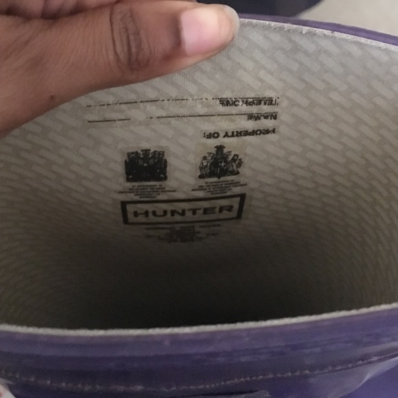 Purple hunter rain boots! - Picture 2 of 2