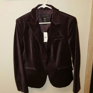 Eggplant colored lined jacket/blazer