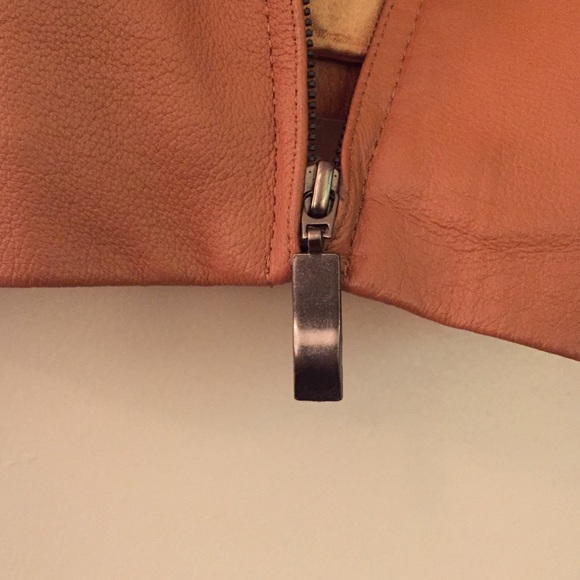 Plus Size Genuine Leather Jacket - Picture 3 of 4