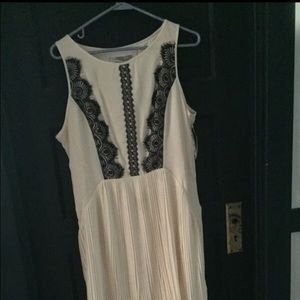 Eyelash Lace-trimmed Sheath Dress