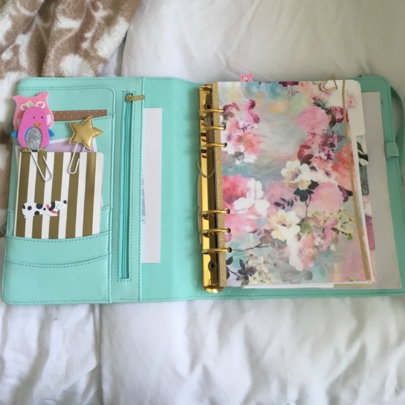 Kikki K Large Mint Planner🐬 - Picture 2 of 3