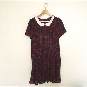 Collared School Girl Dress