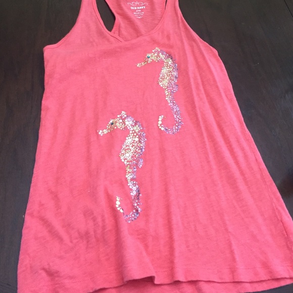 Old Navy seahorse tank
