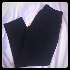 Black Gap loose fit ankle pants.