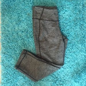 Striped workout leggings