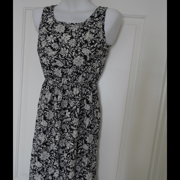 new casul flora flower pattern beach dress 0-2