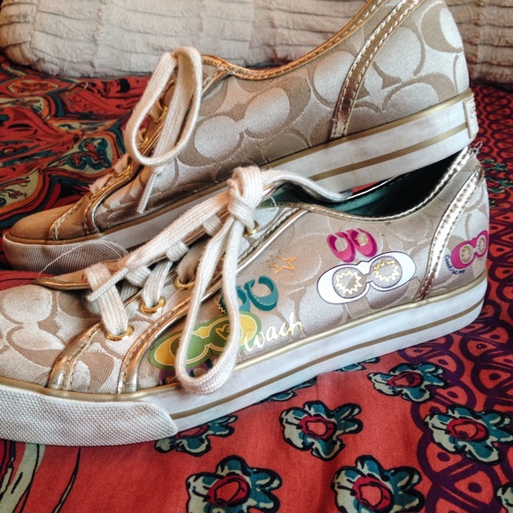 Coach high top sneakers