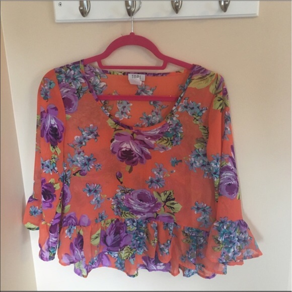 Floral crop top - Picture 2 of 2