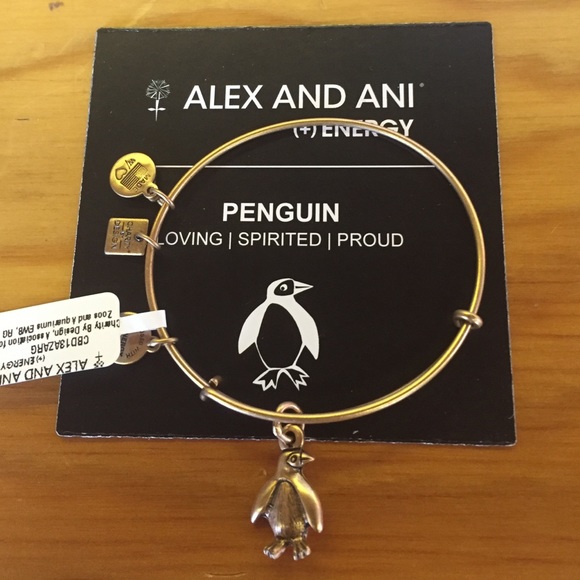 Alex and Ani Jewelry Alex And Ani Penguin Bracket In Gold Poshmark