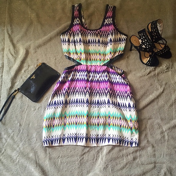 Parker dress cutouts