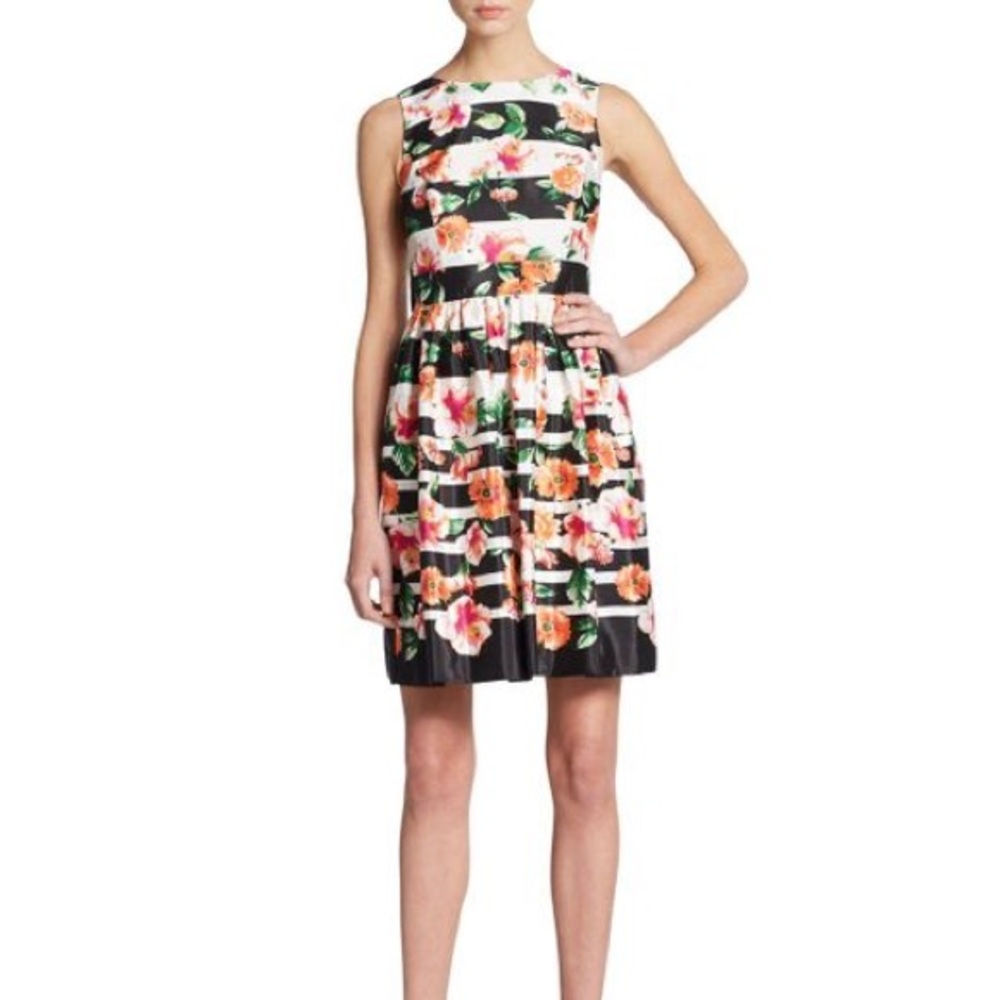 NEW Floral Stripped Dress